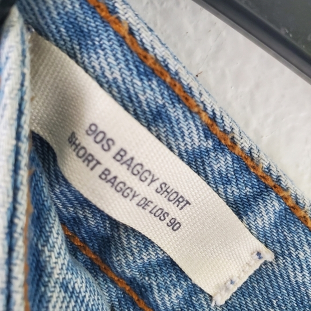 Universal Thread Women's Button Fly Distressed Blue Denim Jean‎ Shorts Jorts - Picture 7 of 12